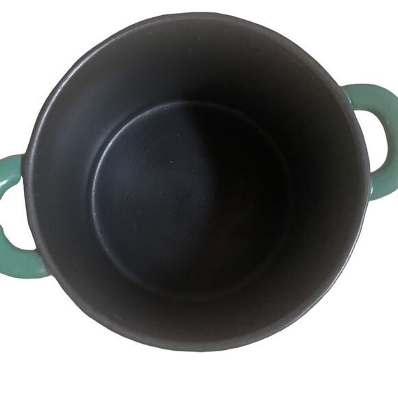 Parini Stoneware Dutch Oven 1.5 qt. Casserole Dish with Lid Green New No Box - Picture 5 of 8